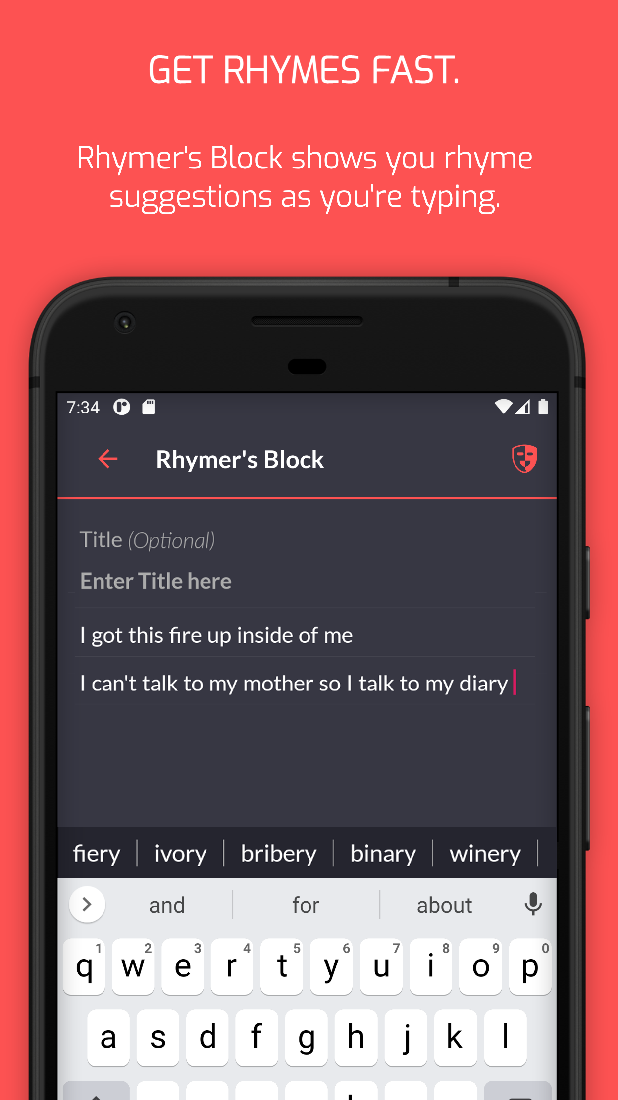 Rhymer's Block for Android